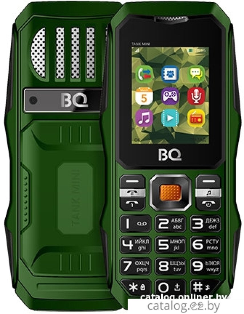 Купить Мобильный телефон BQ-Mobile BQ-1842 Tank mini (зеленый) | e2.by