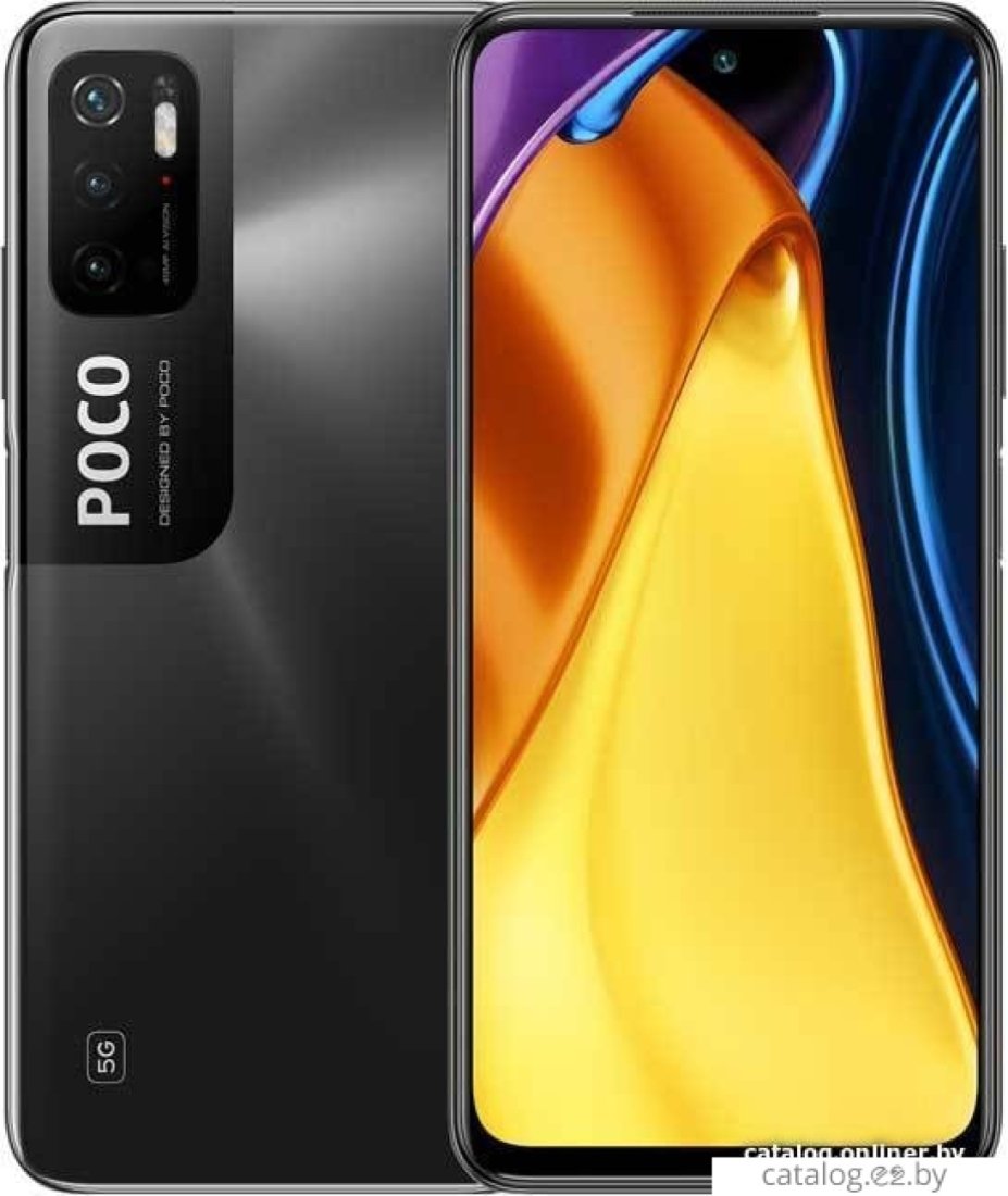 Купить Смартфон POCO M3 Pro 5G 6GB/128GB международная версия (черный) |  e2.by