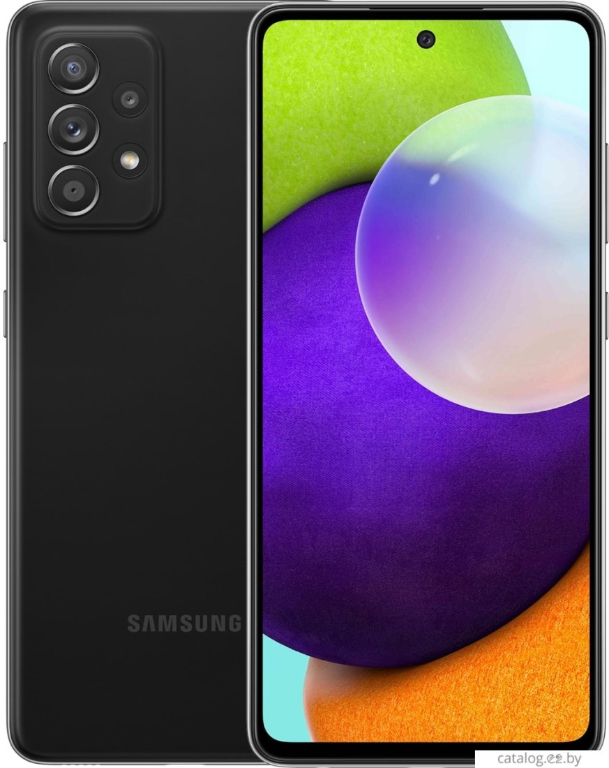 Купить Смартфон Samsung Galaxy A52 SM-A525F/DS 4GB/128GB (черный) | e2.by